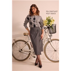 NiV NiV fashion 953/1 серый, Юбка