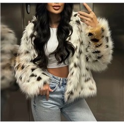 Шуба леопард