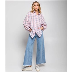 Рубашка #КТ22305, розовый