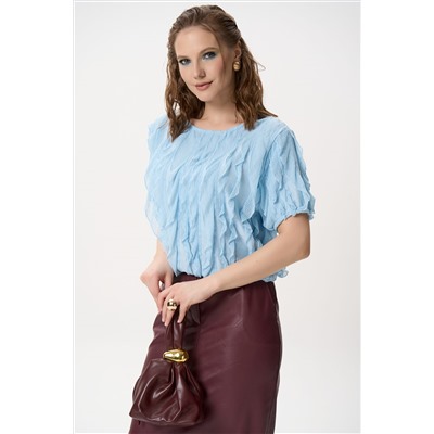 Блузка Лили (голубой)