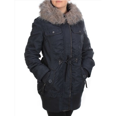 B-23 DARK BLUE Куртка зимняя женская NO NAME (100 гр. холлофайбер)