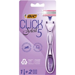 BIC Soleil Click 5  (станок + 2кассеты) ПЯТЬ ЛЕЗВИЙ