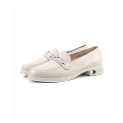 03-DEB1-5 LT. BEIGE Лоферы женские (натуральная кожа)