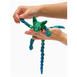 3Д - печатная игрушка «Кот Сфинкс», подвижная, 29 см, цвет МИКС