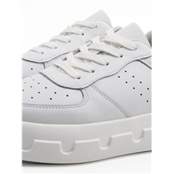 05-PDXL101-1 WHITE Кроссовки женские (натуральная кожа)