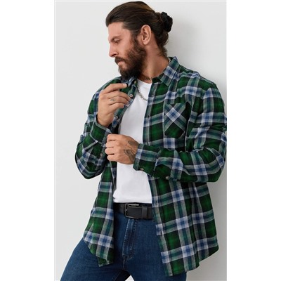 Рубашка F521-0460 green