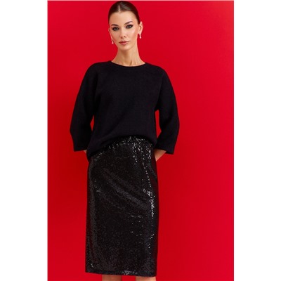 DiLiaFashion 0915 черный, Юбка,  Джемпер