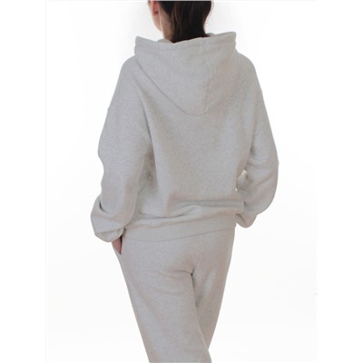 006 LT. GRAY Костюм спортивный зимний женский (95% хлопок, 5% полиэстер)