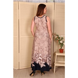 633 Платье-сарафан "Песочный"