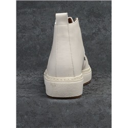 01-5172-3 BEIGE Ботинки женские демисезонные (натуральная кожа, байка)
