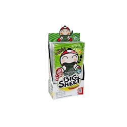 Сушеные водоросли оригинальный вкус от Taokaenoi Crispy Seaweed Big Sheet Classic Flavour 3.5 x 12 шт