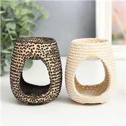 Аромалампа для эфирных масел «Классика», керамика, 6.5×6.5×8.5 см, МИКС