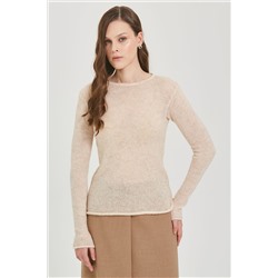 Джемпер вязаный с длинными рукавами