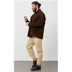 Рубашка вельвет F221-0470 brown