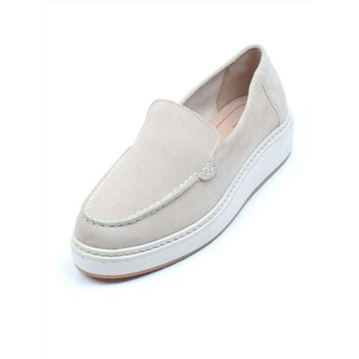 03-5060-5 BEIGE Лоферы женские (натуральная замша)