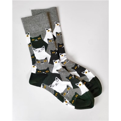 Носки р.35-40 "Cute Animals" Котики и Кошечки