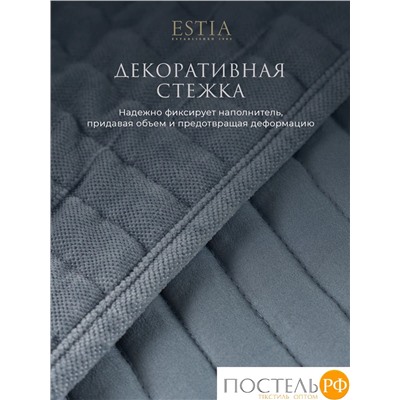 Estia ДЖИНЕВРА син. Покрывало 240х260, 1 пр., 100% полиэстер
