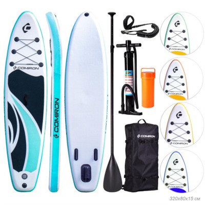Надувная SUP доска COMIRON 320х80х15 Сапборд Supboard сап доска sup cапборд / GT150 /уп 1/ (Желтый)