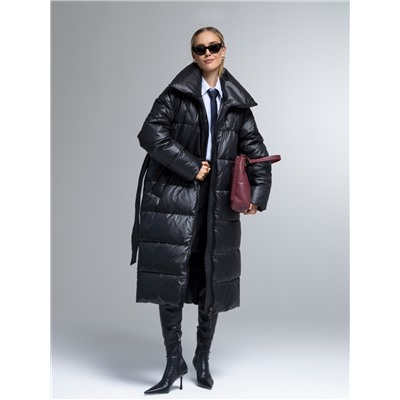 Пуховик женский черный