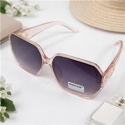 Солнцезащитные женские очки квадратные градиентные крупные, арт.007.384