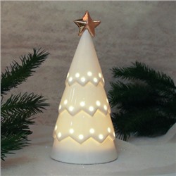 Фигурка Елка с подсветкой 17,5 см новогодний / YZ19541S /уп 72/LED