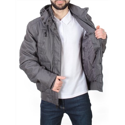 A4-1444 DARK GRAY Куртка мужская демисезонная (100 гр. синтепон)