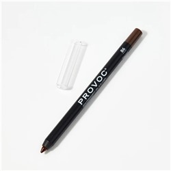Provoc Гелевый карандаш-подводка для глаз водостойкий / Semi Permanent Gel Eye Liner №86 Desired, шоколадный