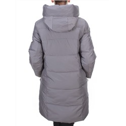8966 GRAY  Пальто зимнее женское CLOUD LAG CAT (200 гр. холлофайбер)
