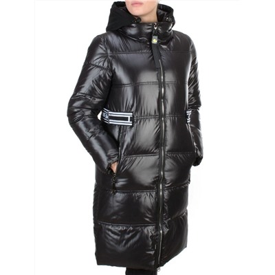 2193 BLACK Куртка зимняя женская AIKESDFRS (200 гр. холлофайбера)