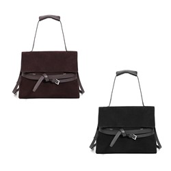 Женская сумка, замша, MIRONPAN  520607 Черный