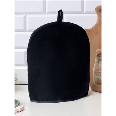 Грелка на чайник «Этель» Home collection, 28×28 см, 100% лён, тёмно-синяя