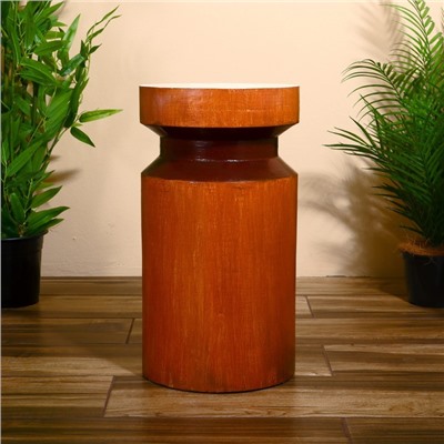 Табурет «Гиря», 26×26×47 см, дерево албезия