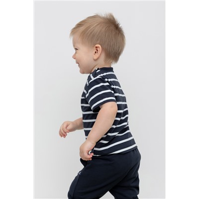 Фуфайка индиго, полоска к448 Crockid