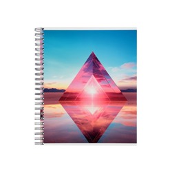 Набор тетрадей Calligrata «Геометрия в природе», 3 штуки, 96 листов, на гребне, обложка из мелованного картона