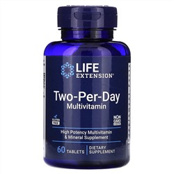Life Extension, мультивитамины для приема дважды в день, версия 2, 60 таблеток