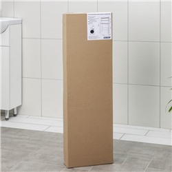 Стеллаж над стиральной машинкой, 68,5×156×26 см, белый