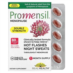 Promensil, Средства при климаксе, двойной концентрации, 30 таблеток
