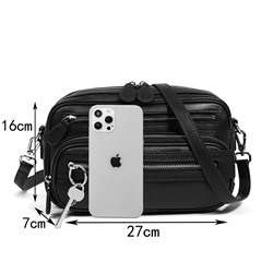 Женская сумка, кожа, MIRONPAN  520603 Черный