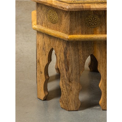 Табурет, 3 шт., 16×12×15.5 см, 24×20×22 см, 32.5×26×29 см, дерево