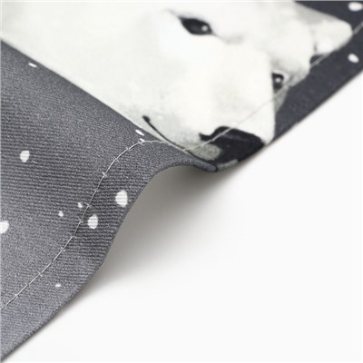 Полотенце кухонное новогоднее «Этель. Мгновения зимы», 40×73 см, 100% хлопок, саржа 190 г/м²