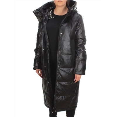 S21010 BLACK Пальто зимнее женское облегченное SNOW CLARITY