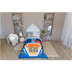 Покрывало 1.5-спальное «Этель» Super hero, 145×210 см, микрофибра