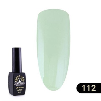 Гель лак Global Fashion BLACK ELITE 112, 8 мл