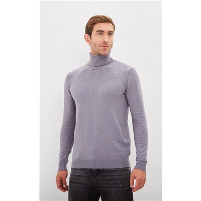 Водолазка F021-15608 grey melange