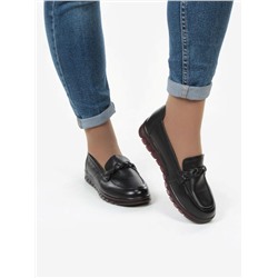 03-5913 BLACK Полуботинки женские (натуральная кожа)