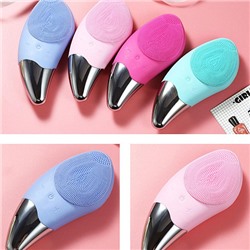 Электрическая силиконовая щетка - массажер для чистки лица