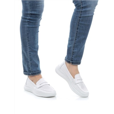 06-ST9183-2 WHITE Туфли летние женские (натуральная кожа)