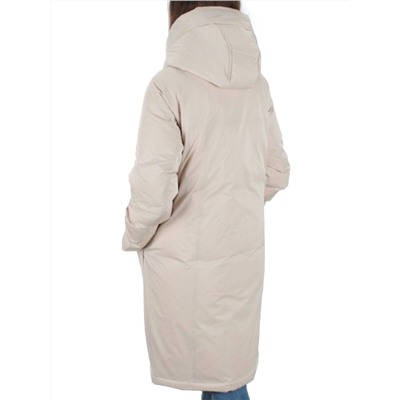 2392 LT. BEIGE Пальто зимнее женское (200 гр. холлофайбер)