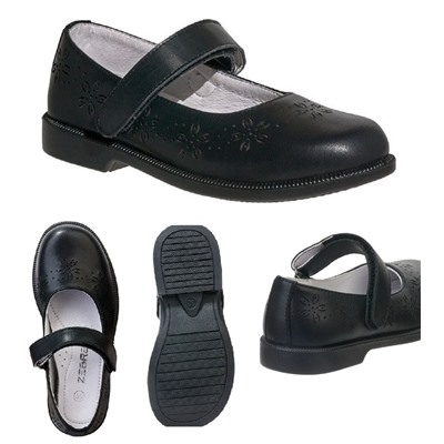 Туфли Зебра 18530-1 черн ( 2,5) Н.К.