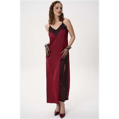 Платье – сорочка (бордовый)